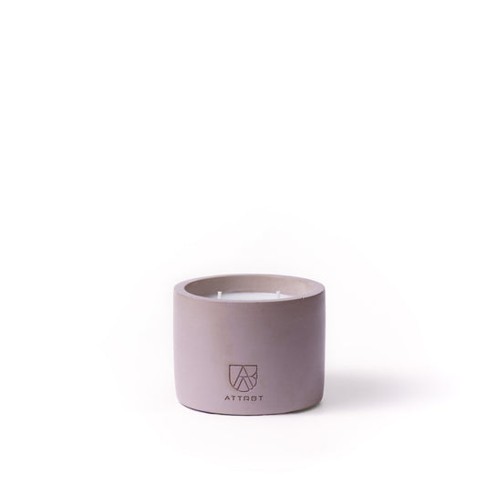ethos. concrete candle